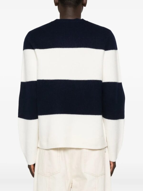 striped round neck jumper - Image 4
