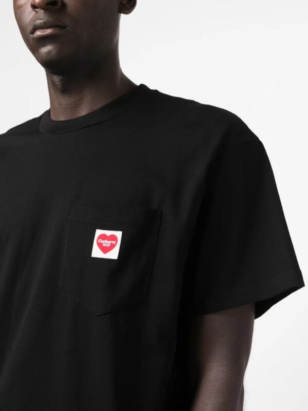 t-shirt en coton à patch logo – Image 5