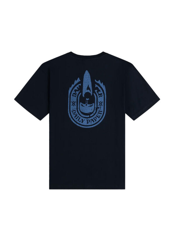 Sky Captain Blue Candle Label Boxy T-Shirt – Image 2