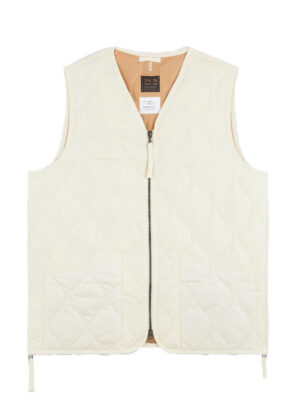 V-neck quilted vest
