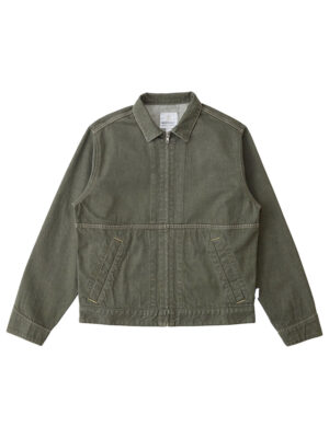 Japanese Slub zip-up denim jacket
