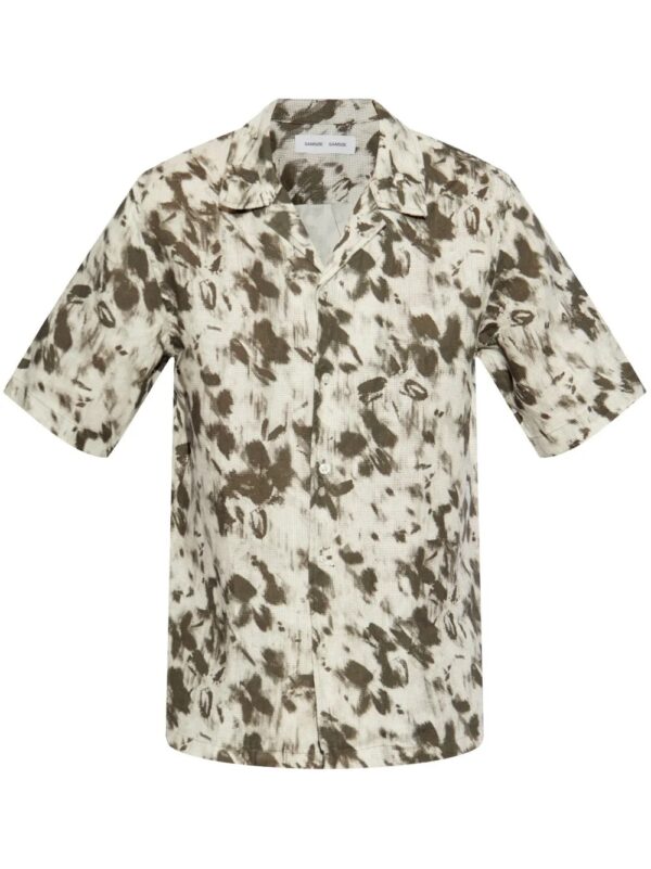 chemise à manches courtes à imprimé
