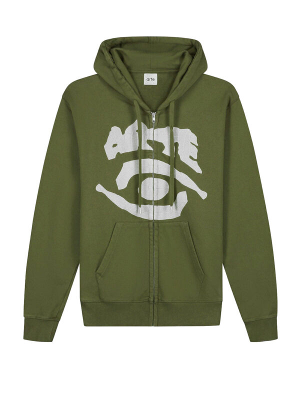 sweat à capuche zippé