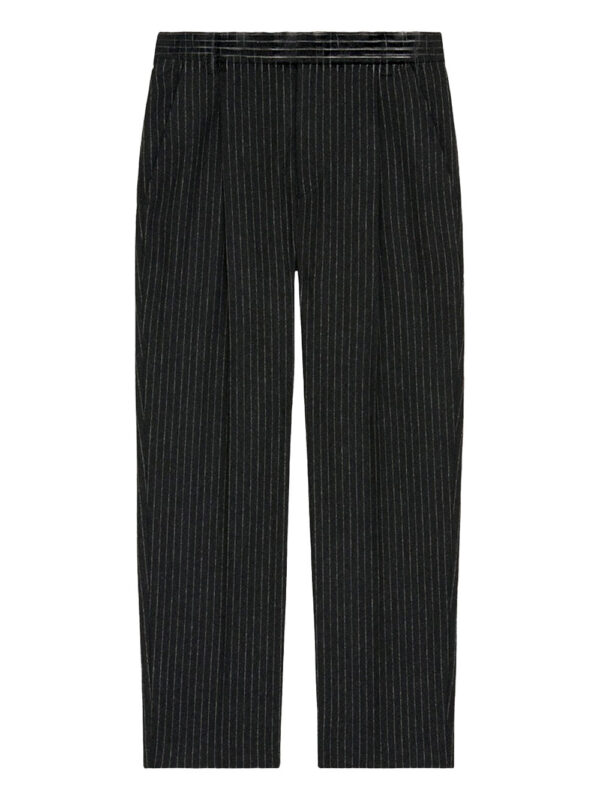 Striped wool pants
