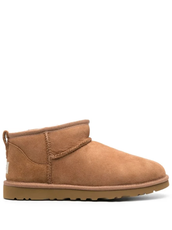 Ultra Mini Suede Ankle Boots