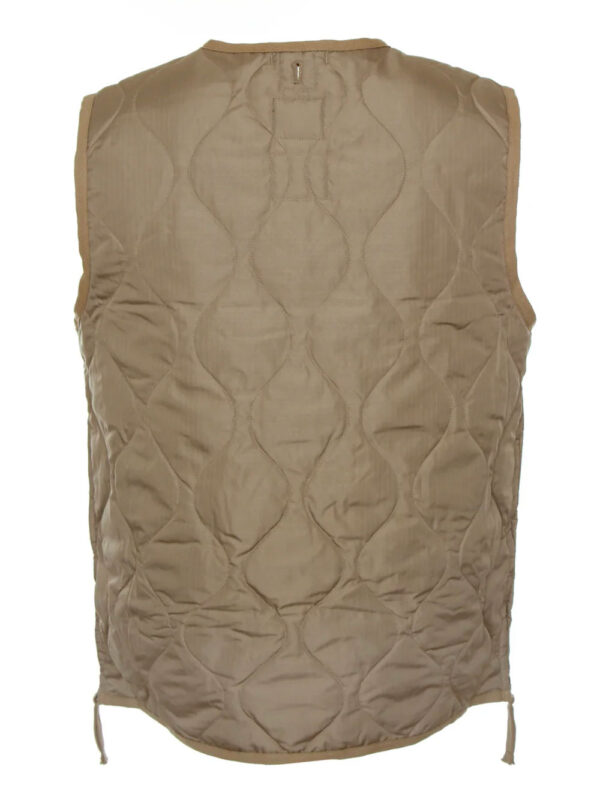 Gilet militaire zippé col V duvet – Image 2