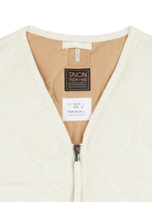 V-neck quilted vest