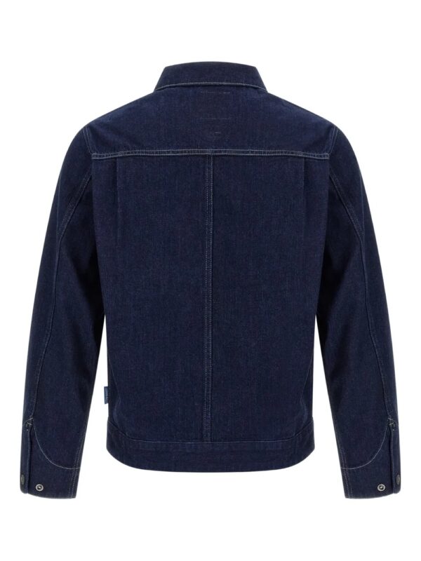 zip-up denim jacket - Image 2