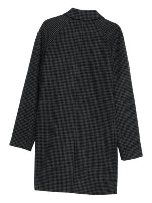 manteau à motif pied-de-poule