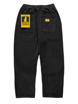 Pantalon de chef en velours côtelé