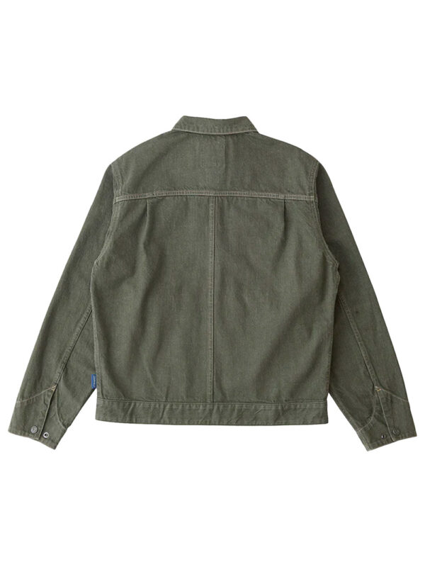 Japanese Slub zip-up denim jacket - Image 2