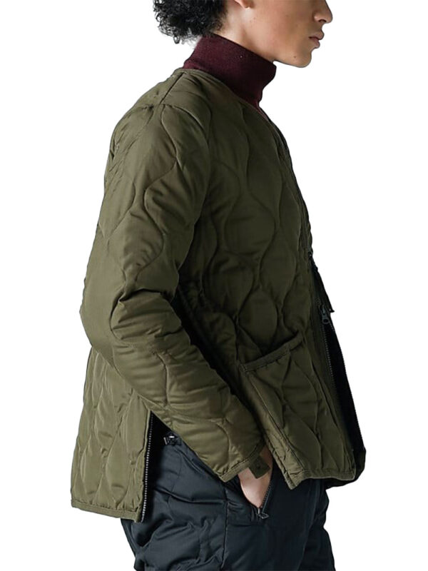 Veste zip à col V – Image 3