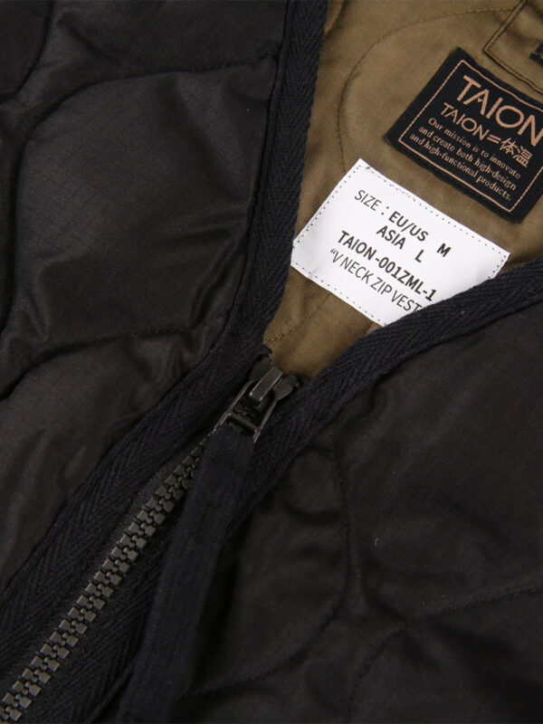 Veste sans manche à col V – Image 3