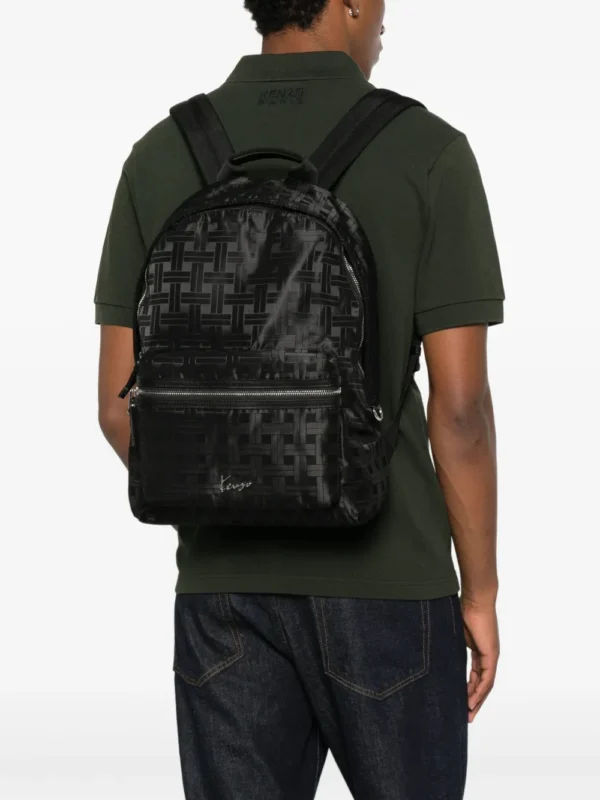 sac à dos à motif monogrammé Mura – Image 4