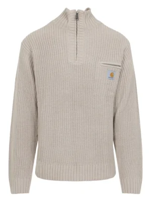Detroit zip-neck sweater