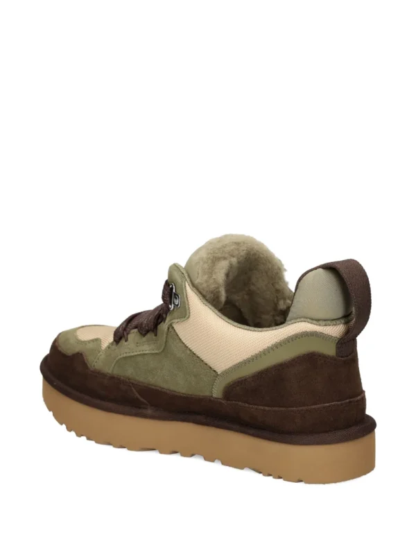 suede leather paneled sneakers - Image 3