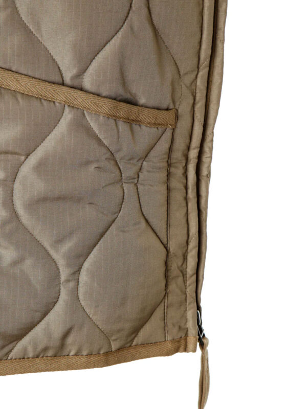 Gilet militaire zippé col V duvet – Image 4