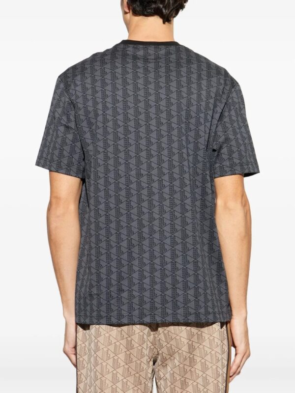 t-shirt en coton à motif géométrique – Image 4