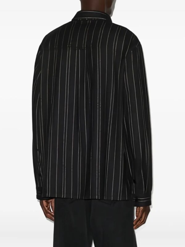 chemise en coton Irudy à fines rayures – Image 4