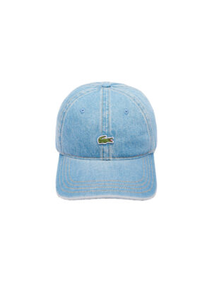 Casquette denim de coton