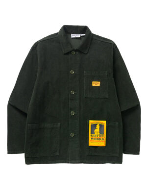 Chemise de travail en velours côtelé