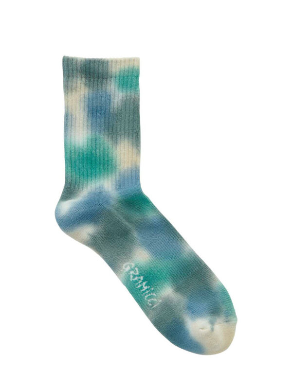 Chaussettes côtelées tie-dye Gramicci