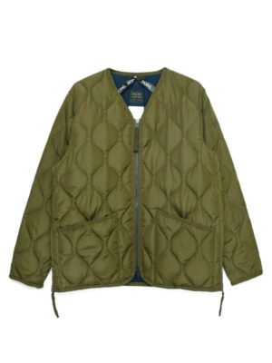 V-neck zip-up jacket