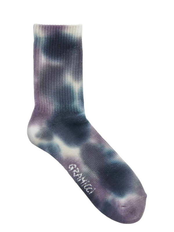 Chaussettes côtelées tie-dye Gramicci