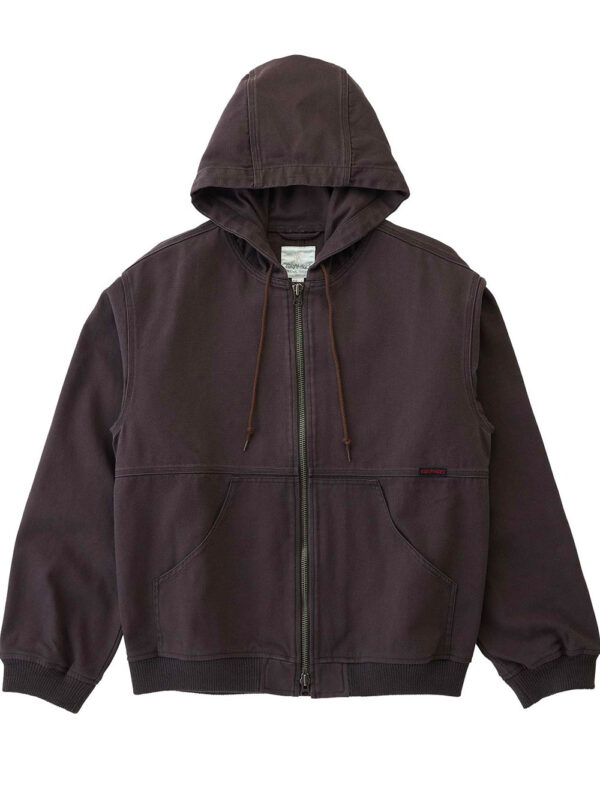 veste zippée à capuche