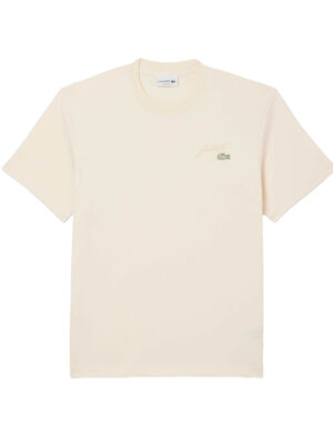 t-shirt en coton à logo brodé