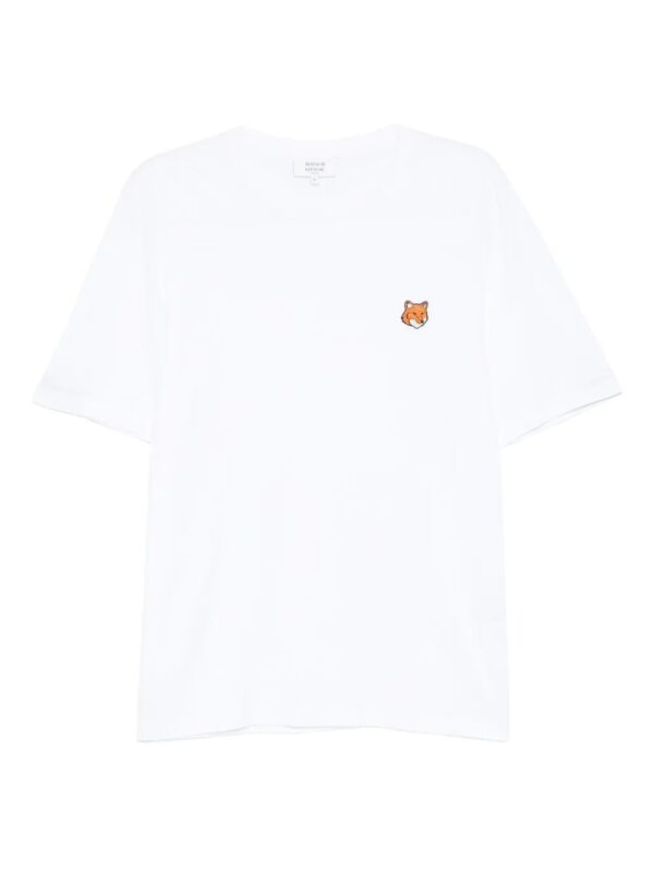t-shirt à patch renard