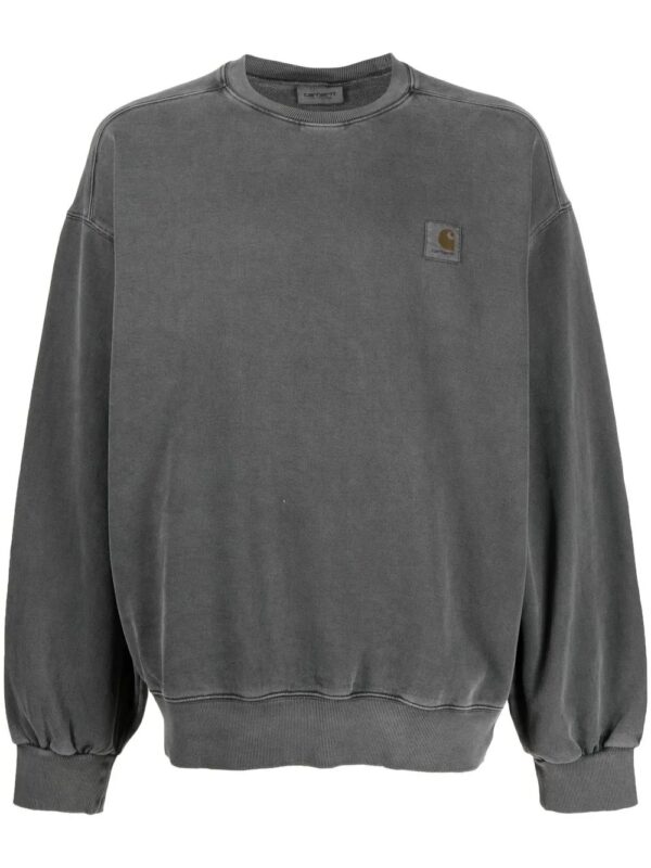 Sweat-shirt teint en pièce Vulcan