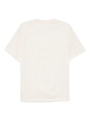 t-shirt en coton à logo brodé