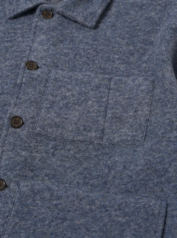 Slate blue fleece jacket - Image 5