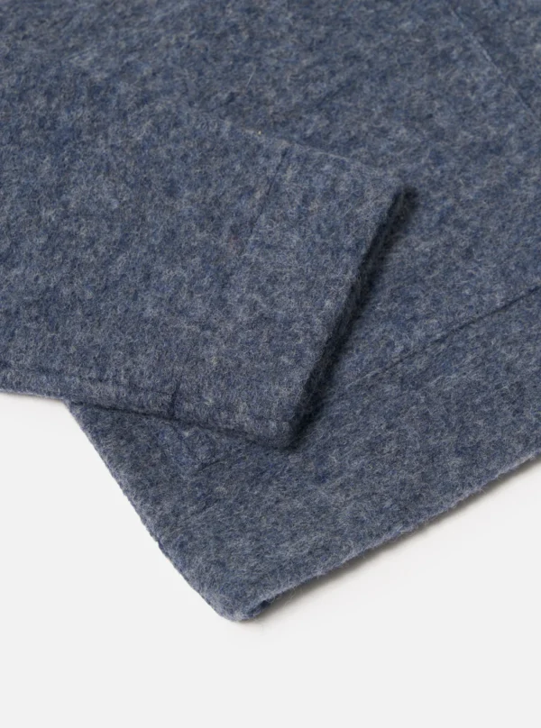 Slate blue fleece jacket - Image 6
