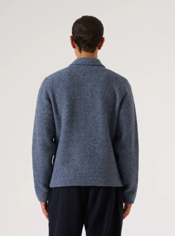 Slate blue fleece jacket - Image 8