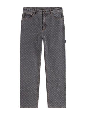 Amba gray monogram jeans