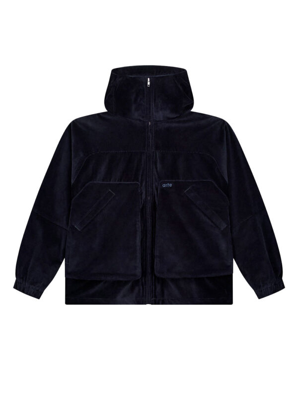 Veste technique en velours côtelé