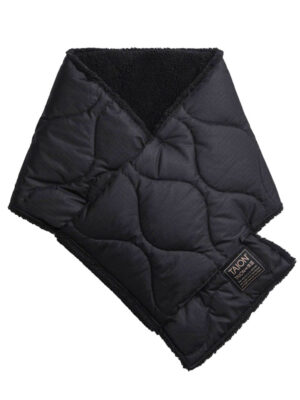 écharpe matelassée à design réversible