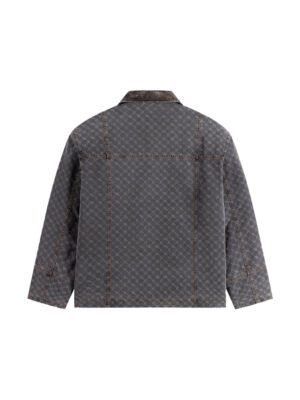 Veste de travail monogramme grise