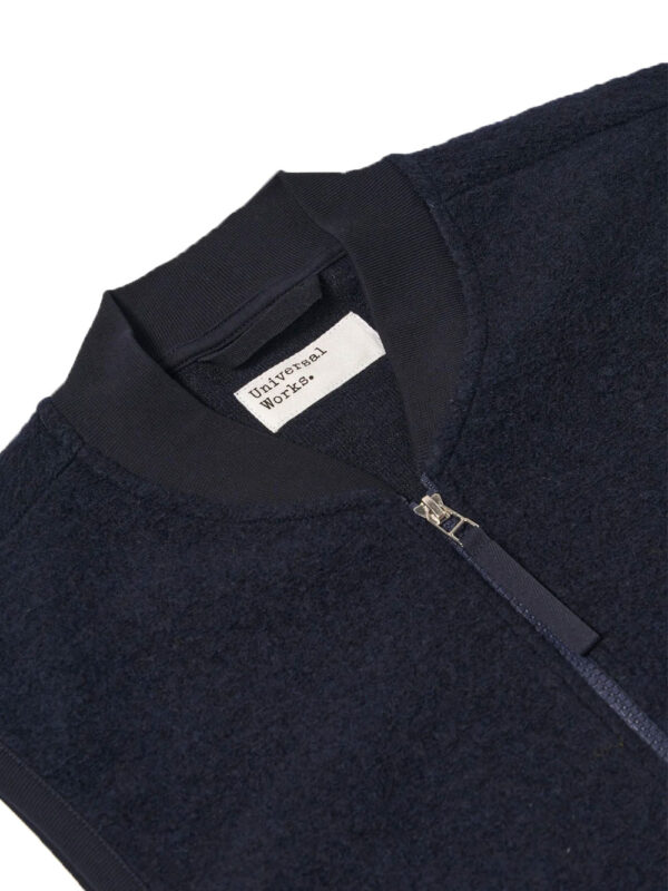 Wool zip-up vest - Image 5