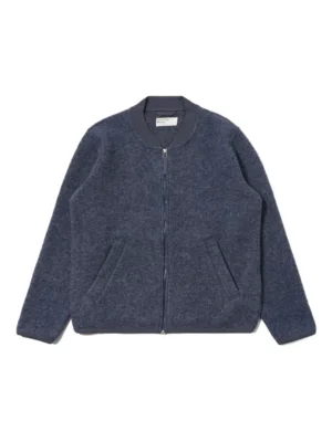 zipped bomber jacket