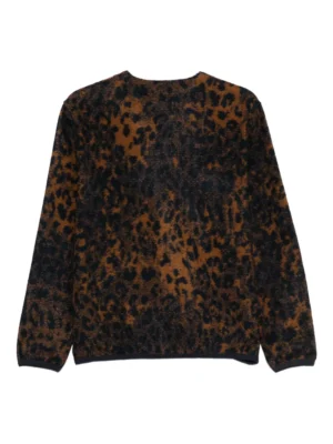cardigan à motif animal