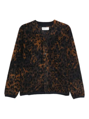 animal print cardigan
