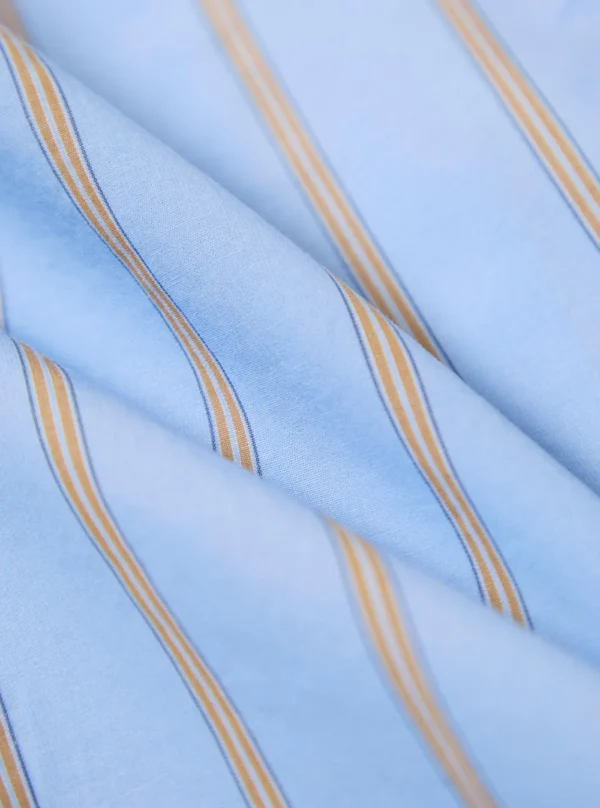 Blue shirt with pop stripes - Image 7