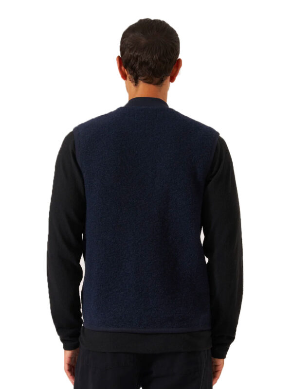 Wool zip-up vest - Image 4