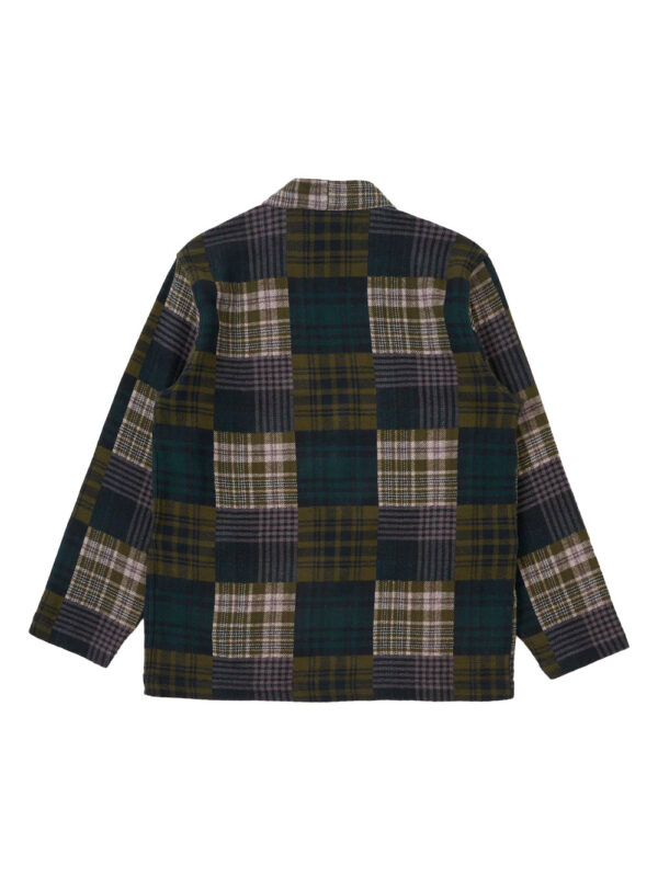 Kyoto Japanese Patchwork Green Work Jacket - Image 2