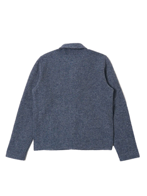 Slate blue fleece jacket - Image 2