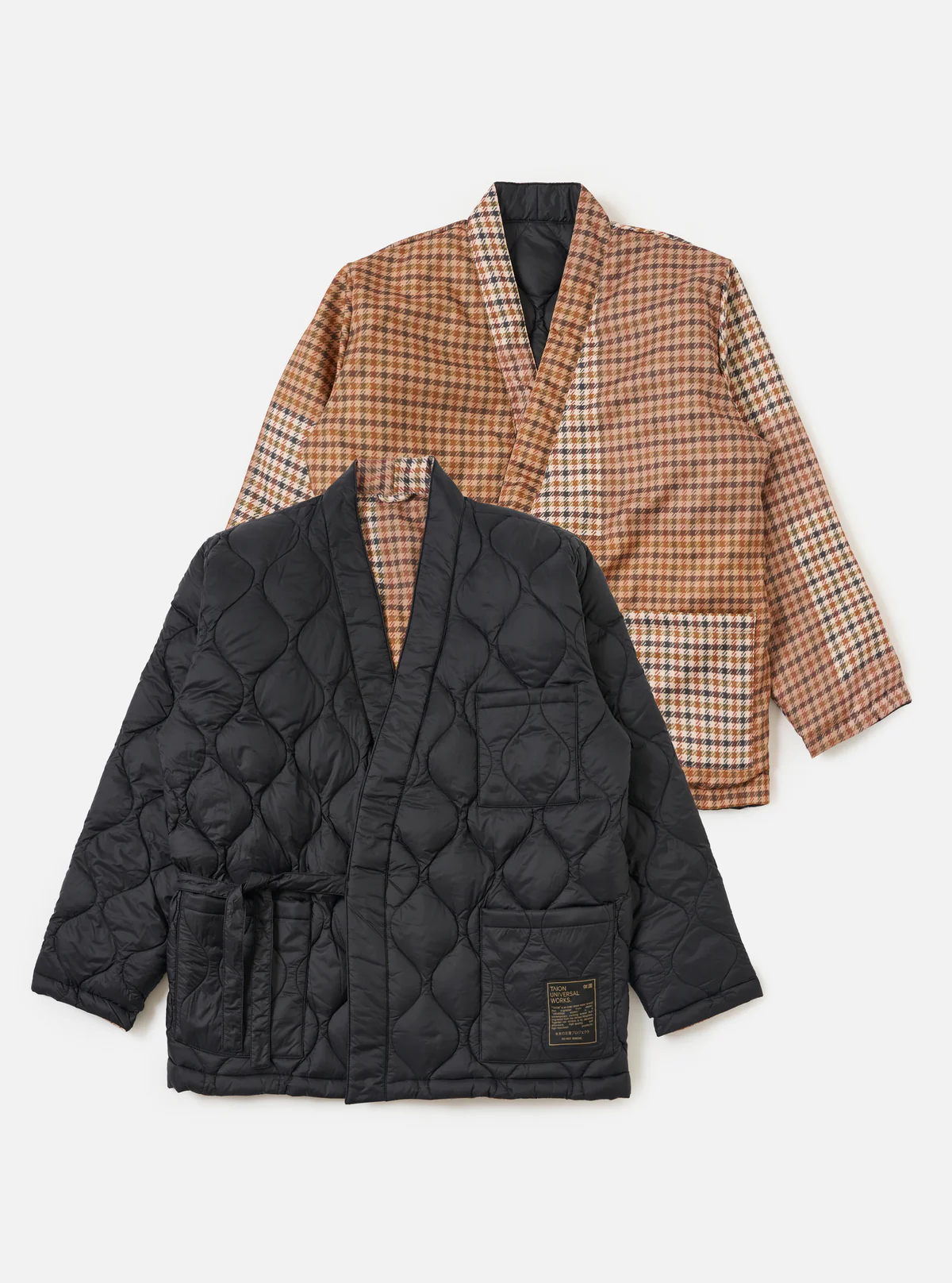 Veste de travail réversible noire style militaire TAION x Universal Works Kyoto – Image 3