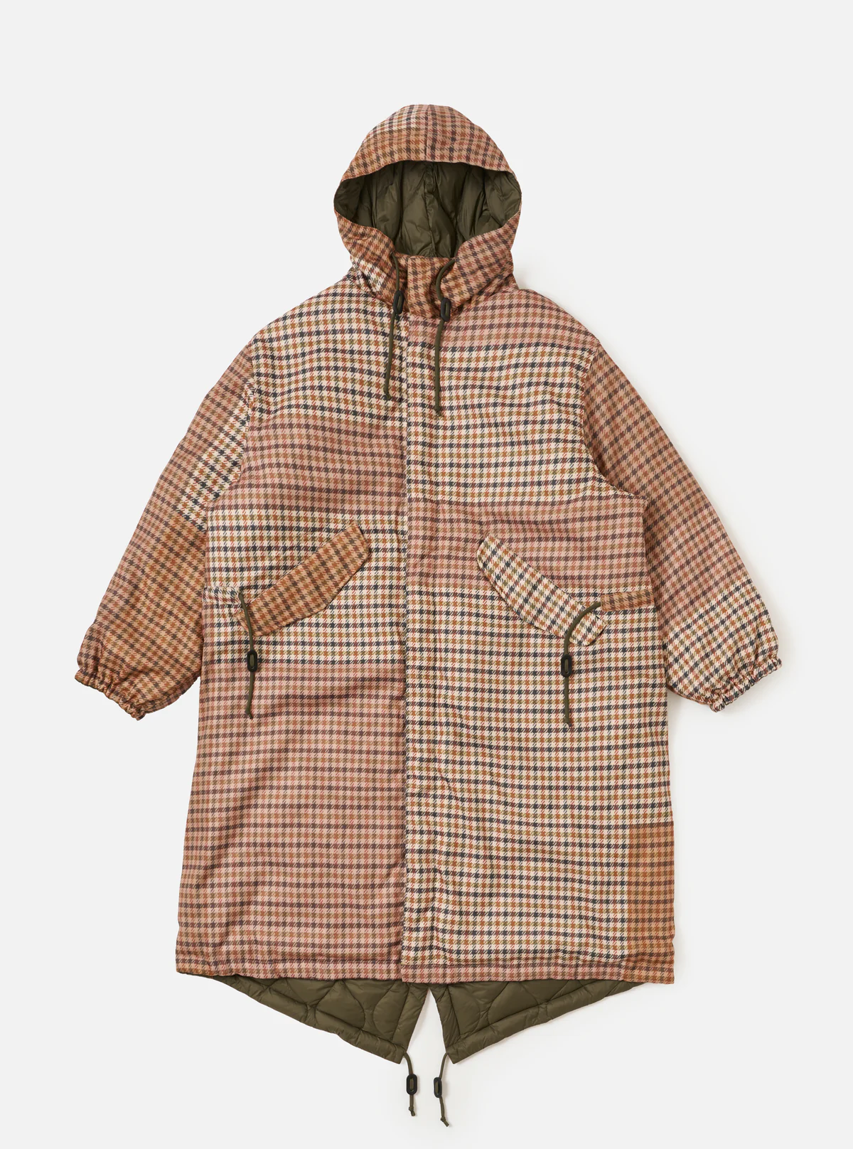 Parka réversible TAION x Universal Works, couleur olive foncé, style militaire – Image 4